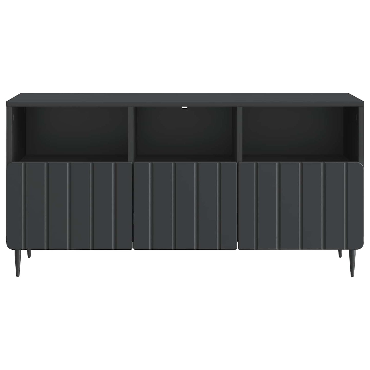 TV-skab med skuffe Sort 102 x 34,5 x 50 cm Konstrueret træ