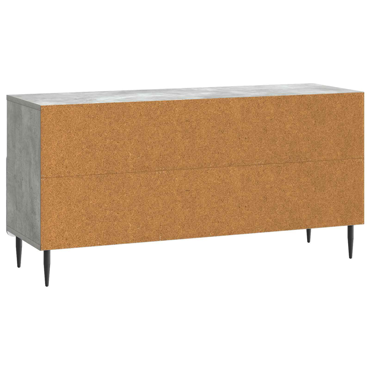TV-skab med skuffe Betongrå 102 x 34,5 x 50 cm Konstrueret træ