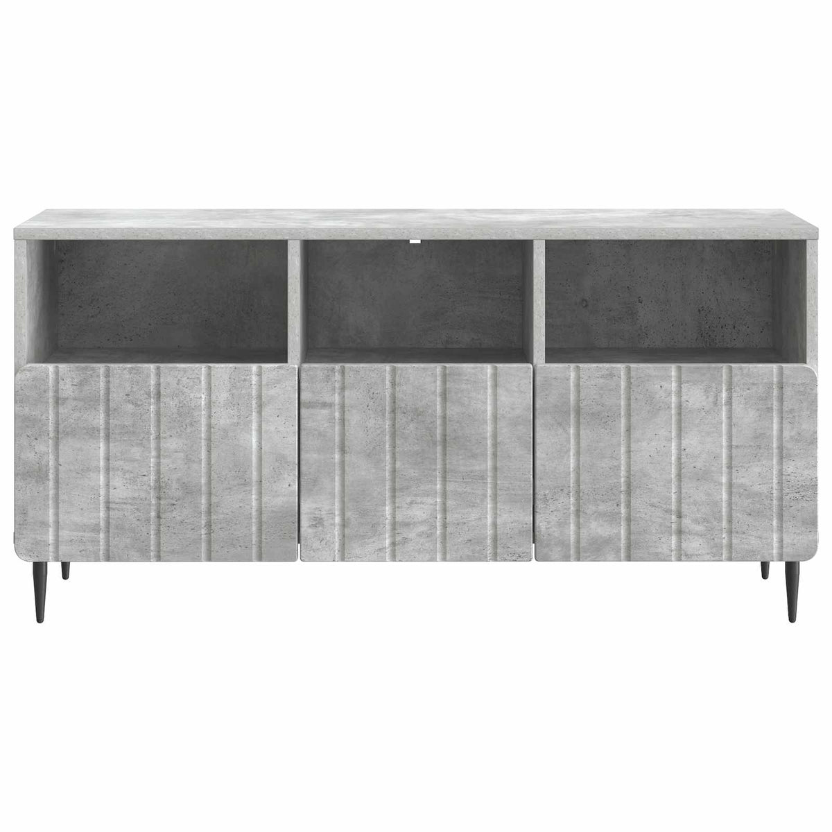 TV-skab med skuffe Betongrå 102 x 34,5 x 50 cm Konstrueret træ