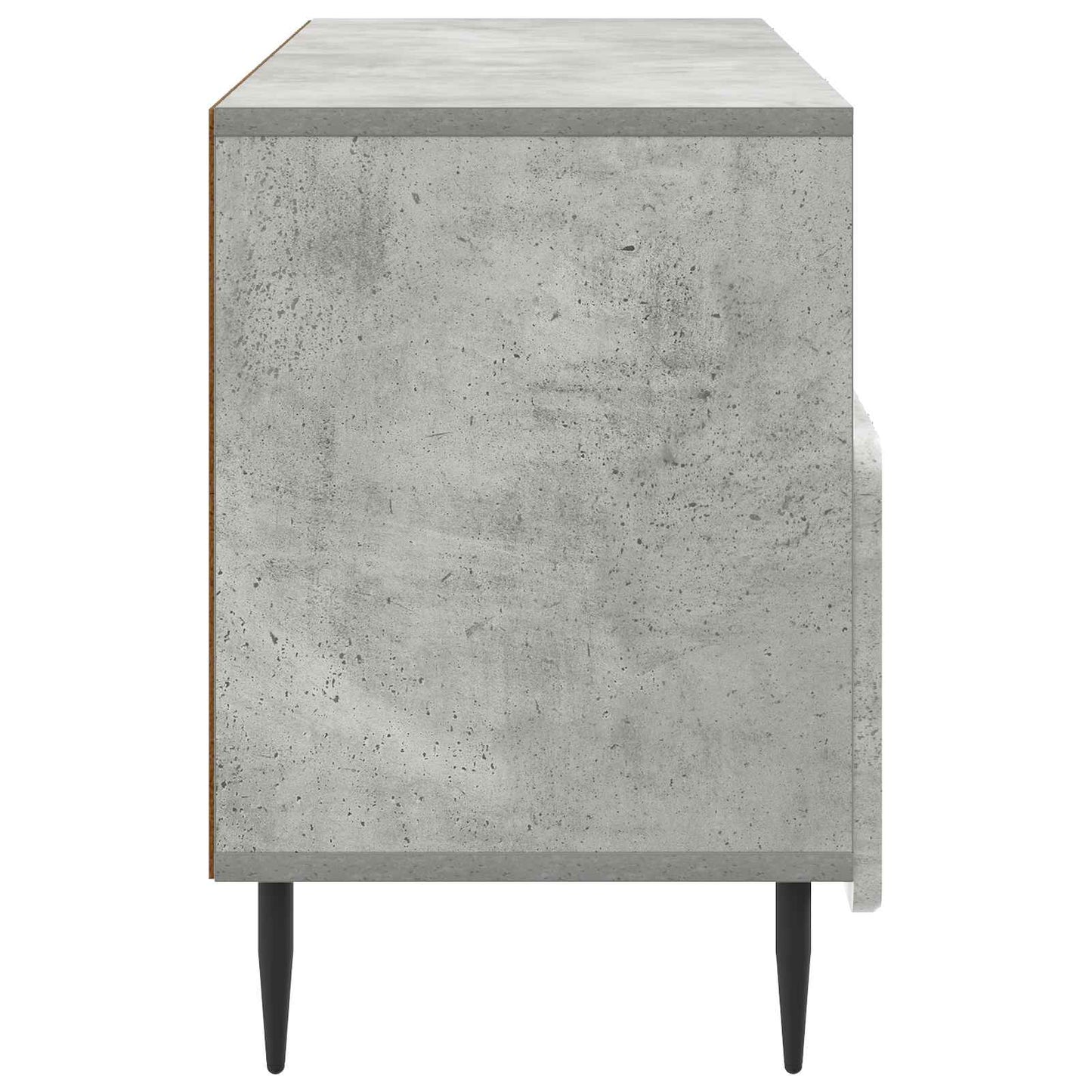 TV-skab med skuffe Betongrå 102 x 34,5 x 50 cm Konstrueret træ