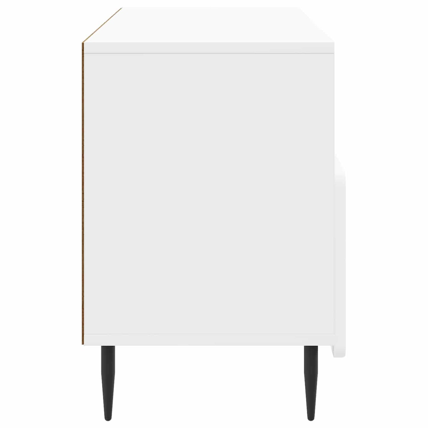 TV-skab Hvid højglans 102 x 34,5 x 50 cm Konstrueret træ