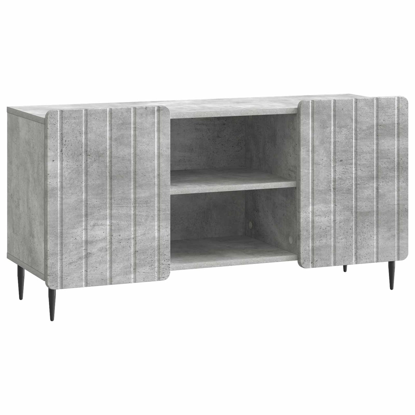 TV-skab 102 x 34,5 x 52 cm Betongrå Konstrueret træ