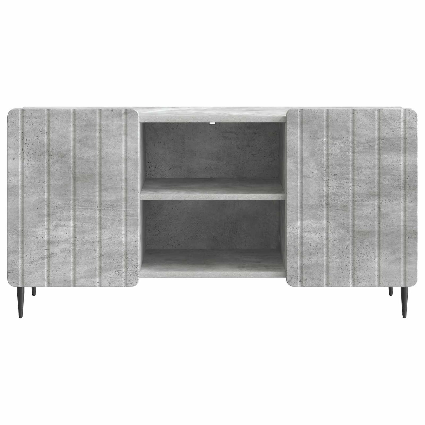 TV-skab 102 x 34,5 x 52 cm Betongrå Konstrueret træ