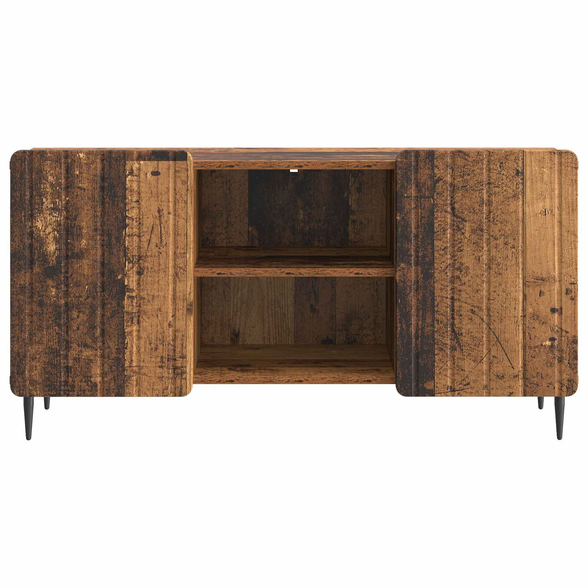 TV-skab 102 x 34,5 x 52 cm Gammelt træ Konstrueret træ