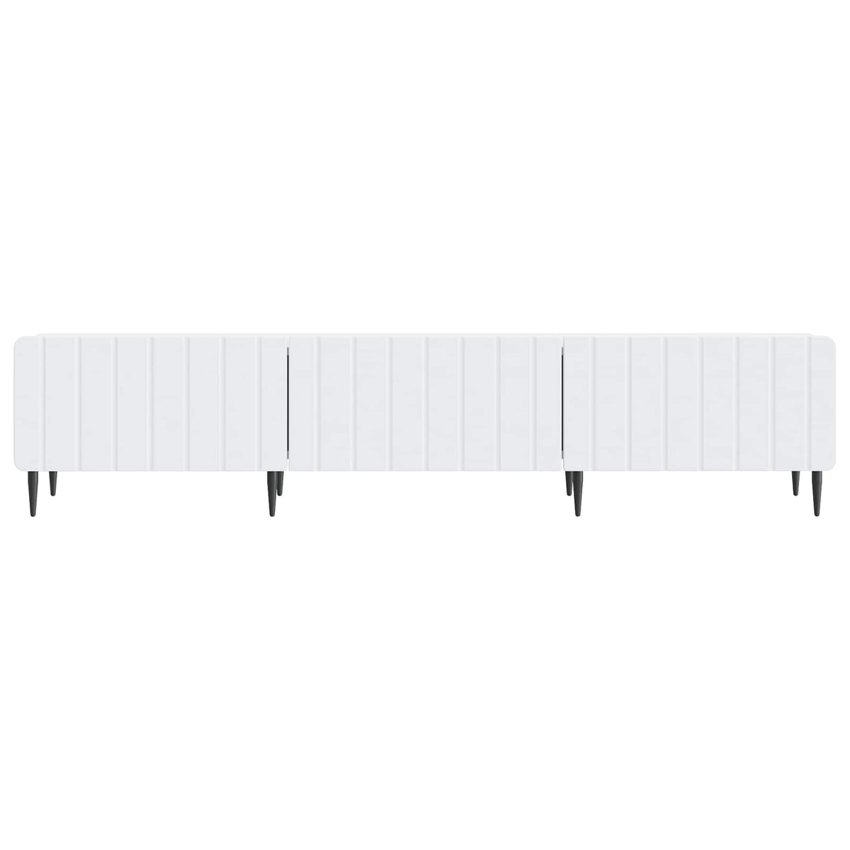 TV-skab med skuffe Hvid 147 x 34,5 x 32 cm Konstrueret træ