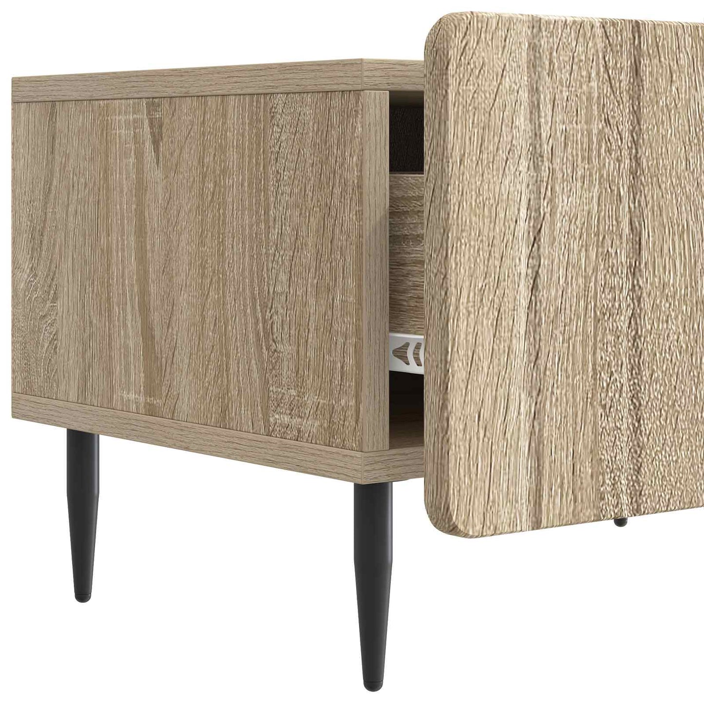 TV-skab 147 x 34,5 x 32 cm Sonoma-eg Konstrueret træ