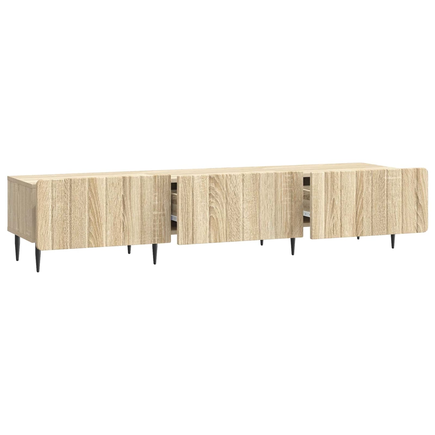 TV-skab 147 x 34,5 x 32 cm Sonoma-eg Konstrueret træ