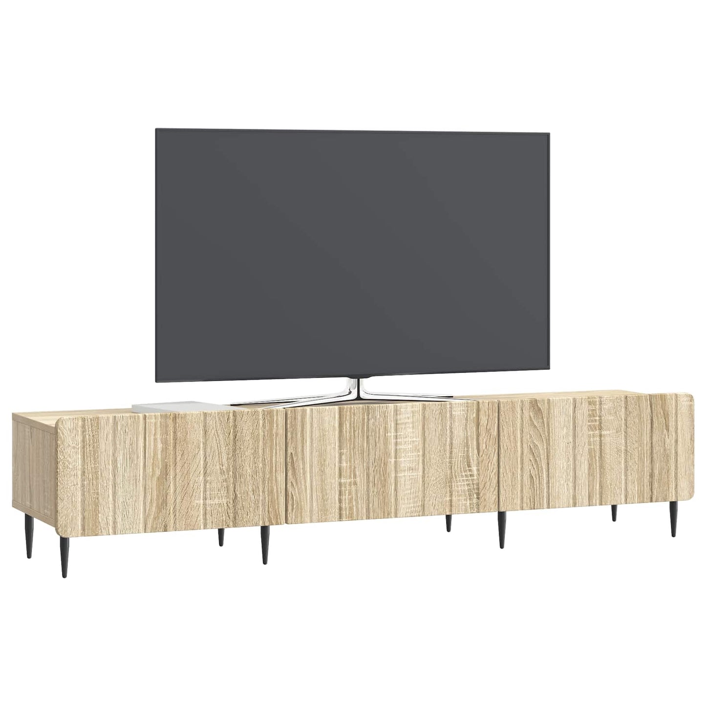 TV-skab 147 x 34,5 x 32 cm Sonoma-eg Konstrueret træ