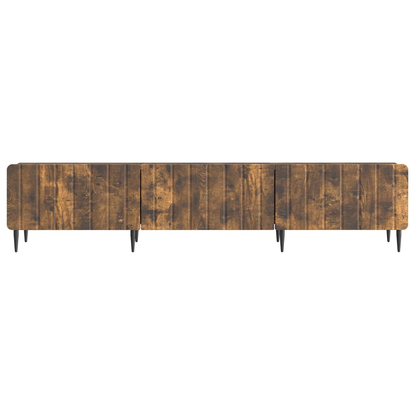 TV-skab med skuffe Røget eg 147 x 34,5 x 32 cm Konstrueret træ