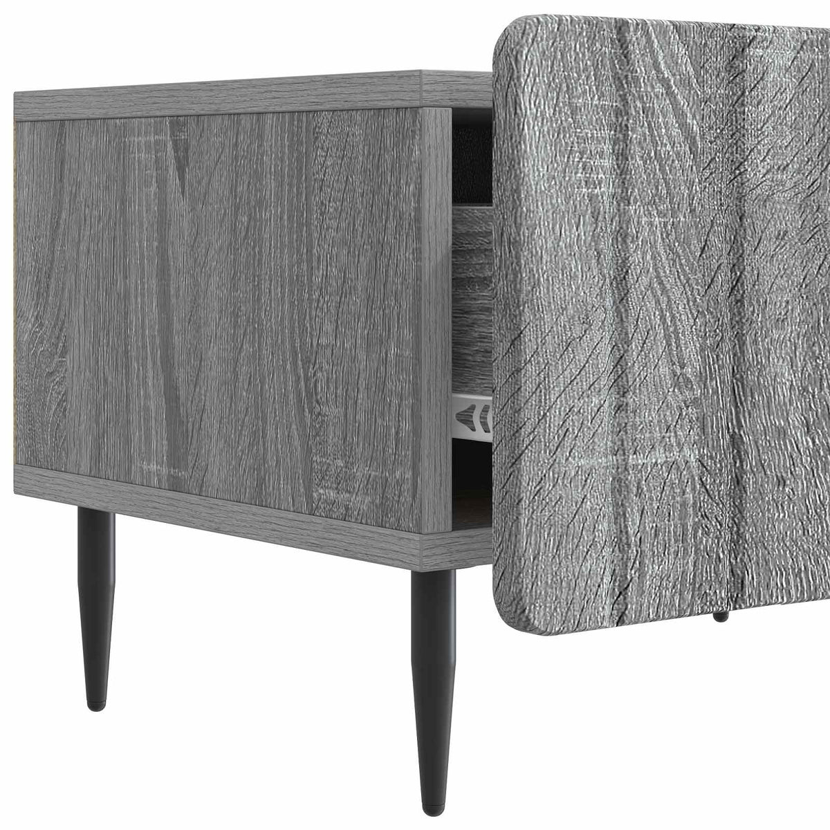 TV-skab Grå sonoma-eg 147 x 34,5 x 32 cm Konstrueret træ