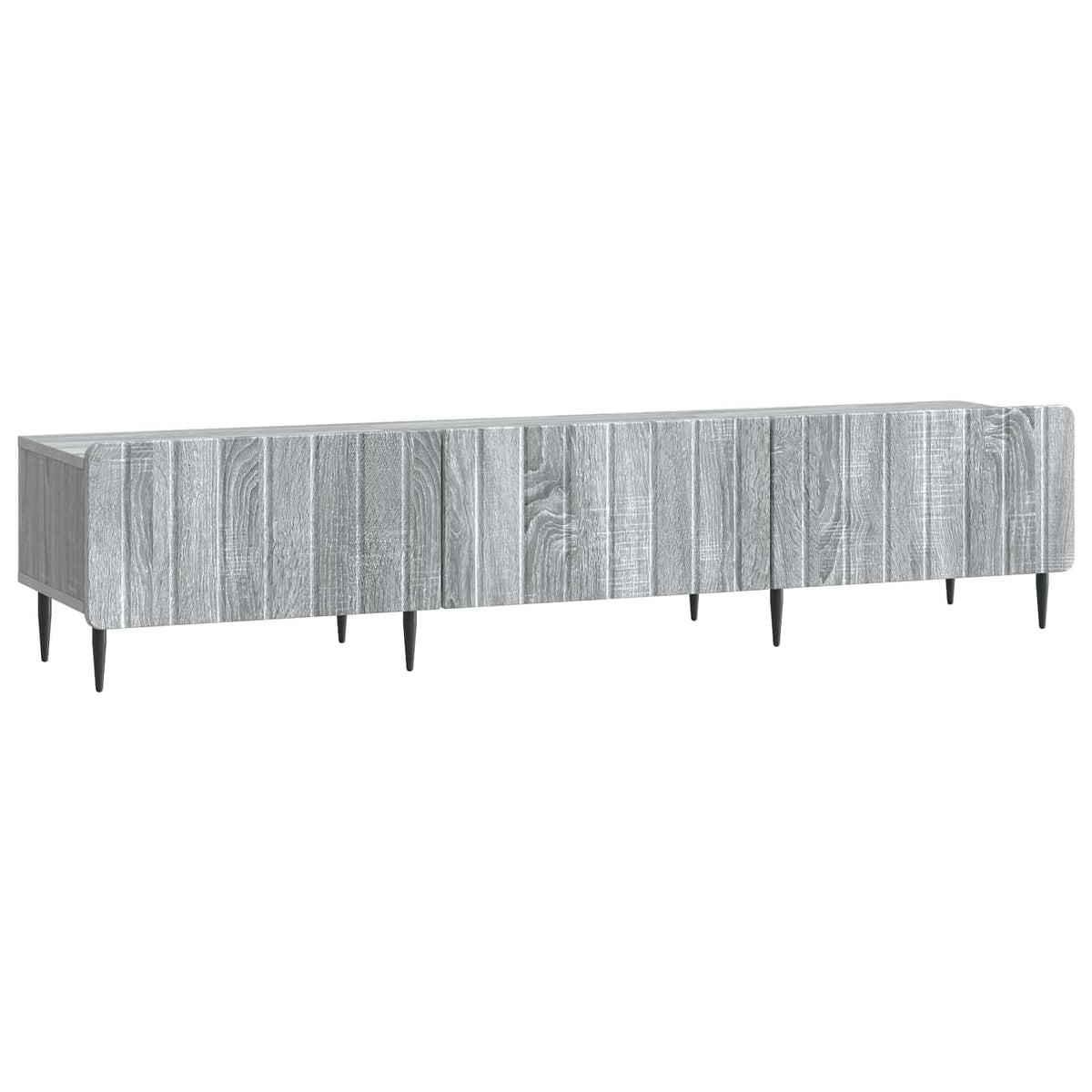 TV-skab Grå sonoma-eg 147 x 34,5 x 32 cm Konstrueret træ