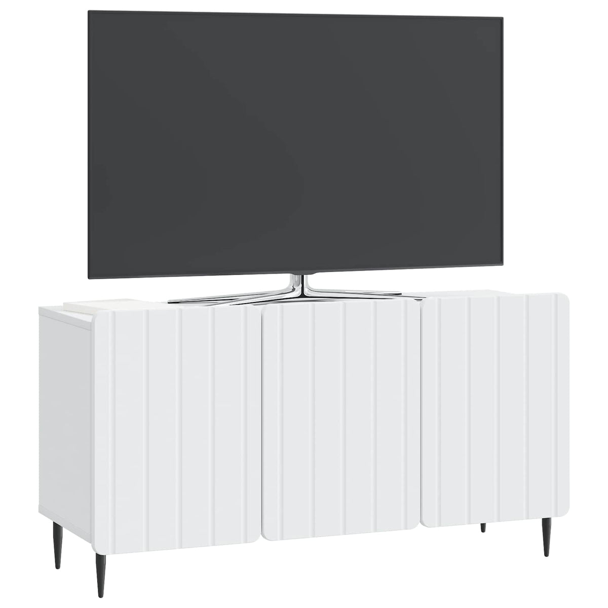 TV-skab Hvid 99 x 34,5 x 52 cm Konstrueret træ