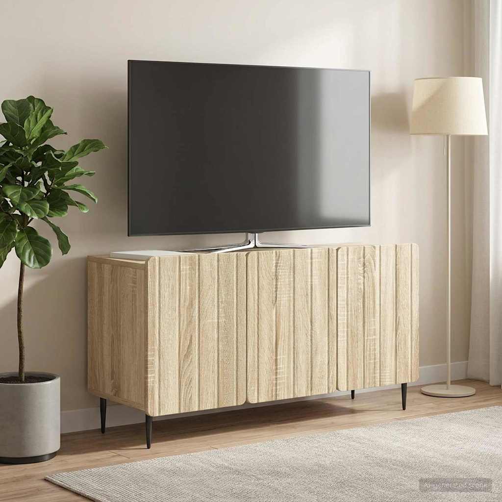 TV-skab 99 x 34,5 x 52 cm Sonoma-eg Konstrueret træ