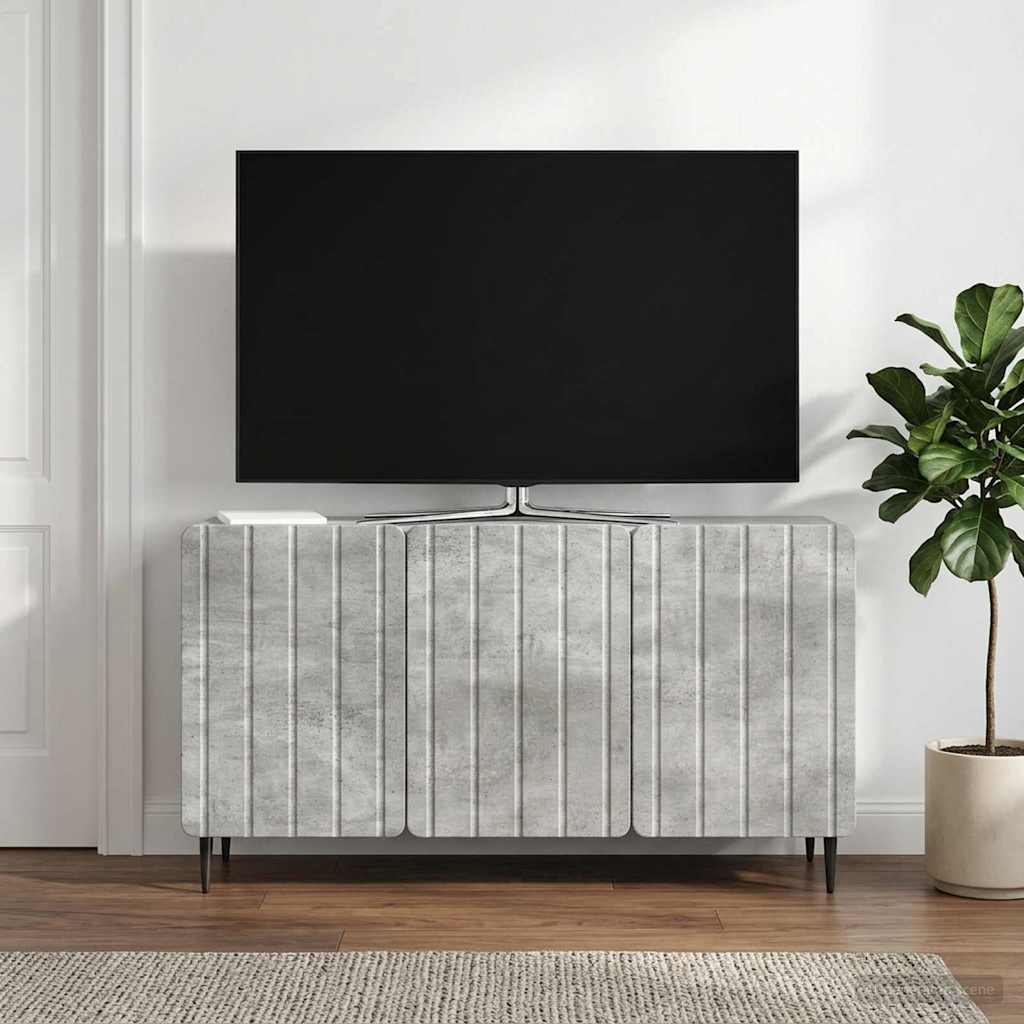 TV-skab 99 x 34,5 x 52 cm Betongrå Konstrueret træ