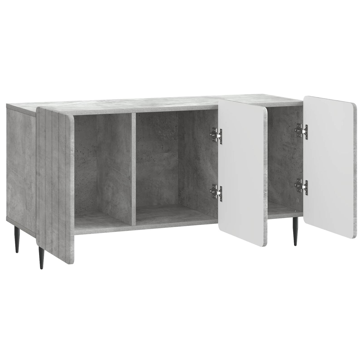 TV-skab 99 x 34,5 x 52 cm Betongrå Konstrueret træ