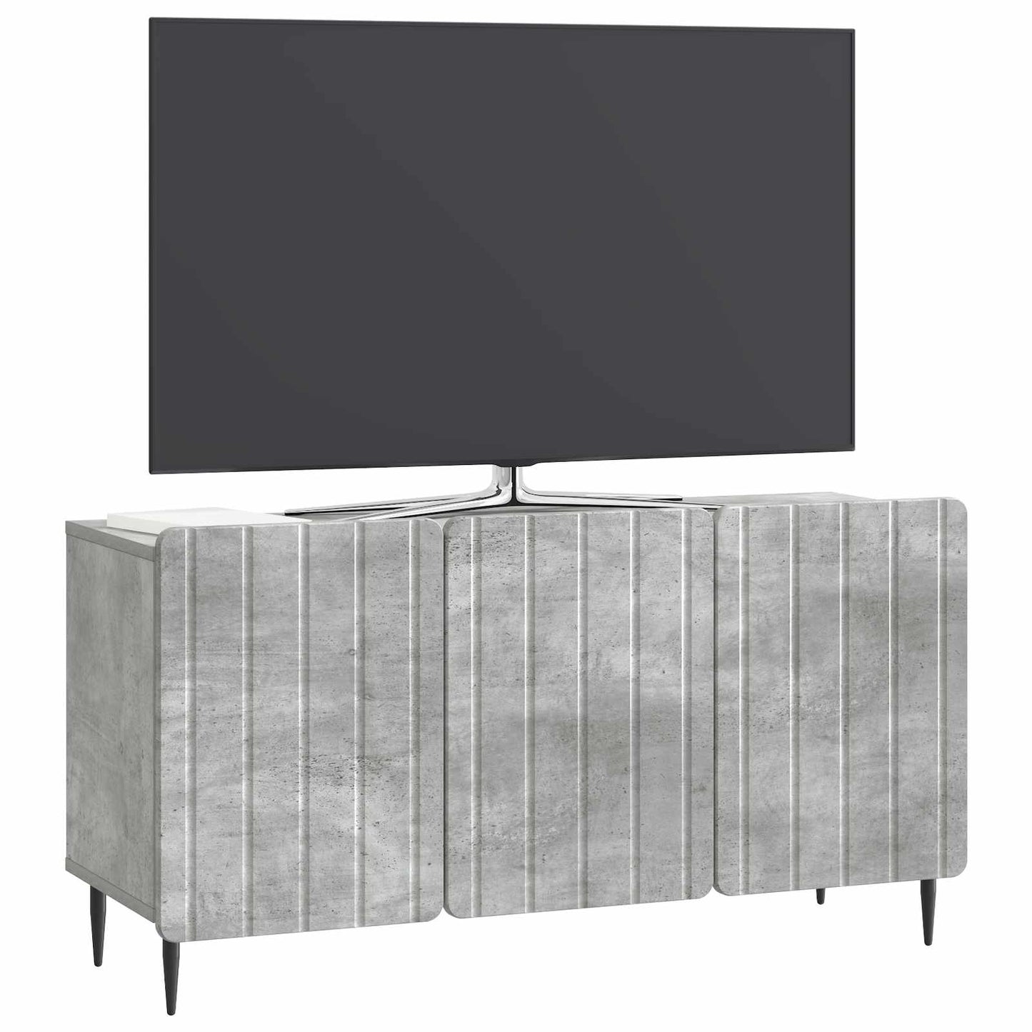 TV-skab 99 x 34,5 x 52 cm Betongrå Konstrueret træ