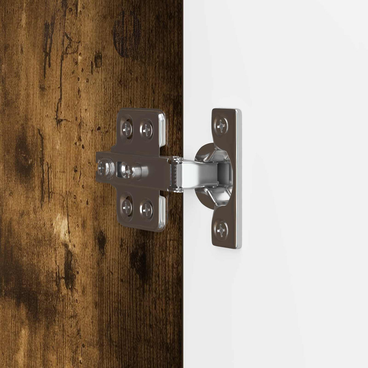 TV-skab 99 x 34,5 x 52 cm Røget eg Konstrueret træ