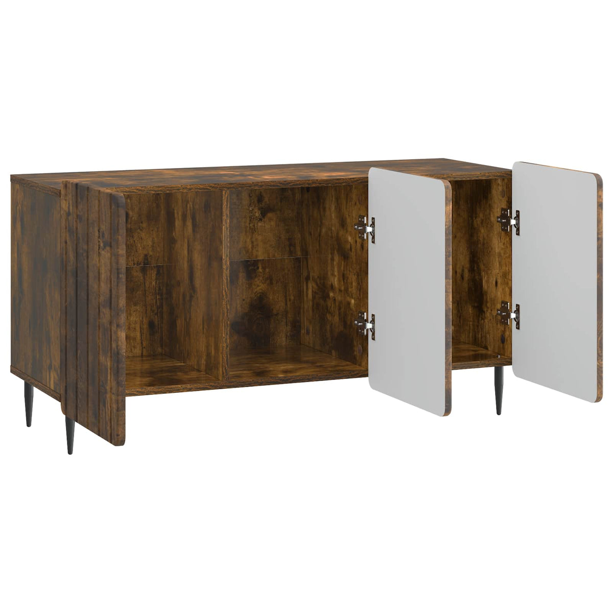 TV-skab 99 x 34,5 x 52 cm Røget eg Konstrueret træ