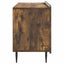 TV-skab 99 x 34,5 x 52 cm Røget eg Konstrueret træ