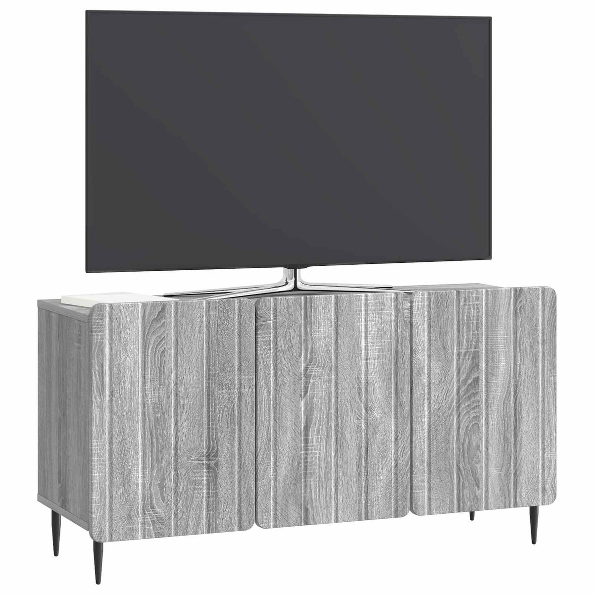 TV-skab 99 x 34,5 x 52 cm Grå sonoma-eg Konstrueret træ