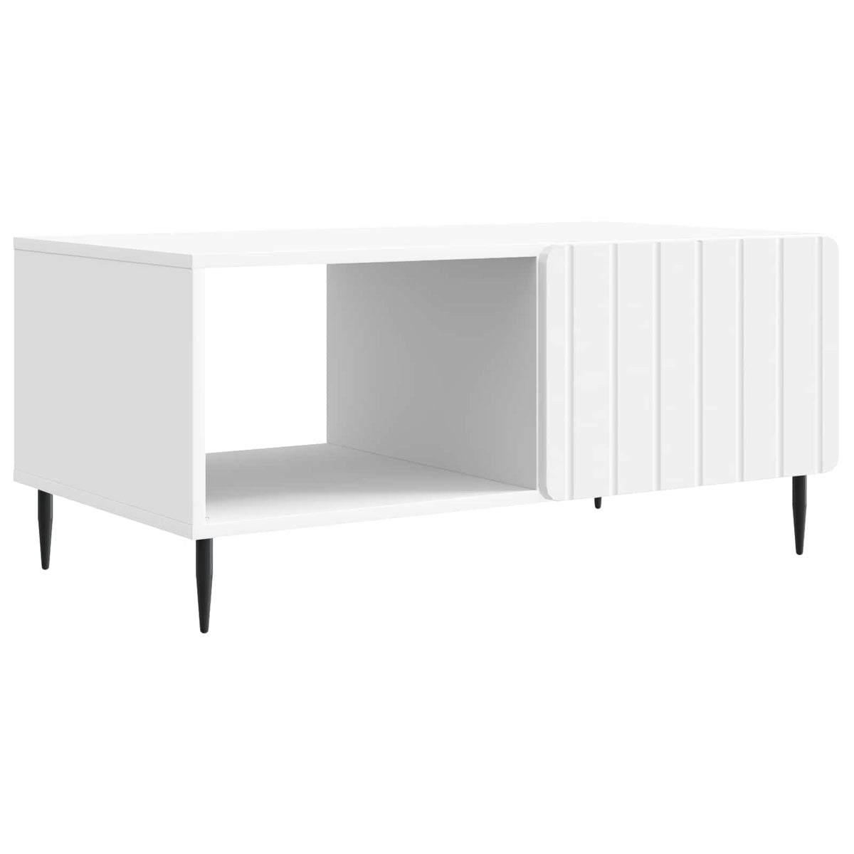 Sofabord Hvid 90 x 50 x 40 cm Konstrueret træ