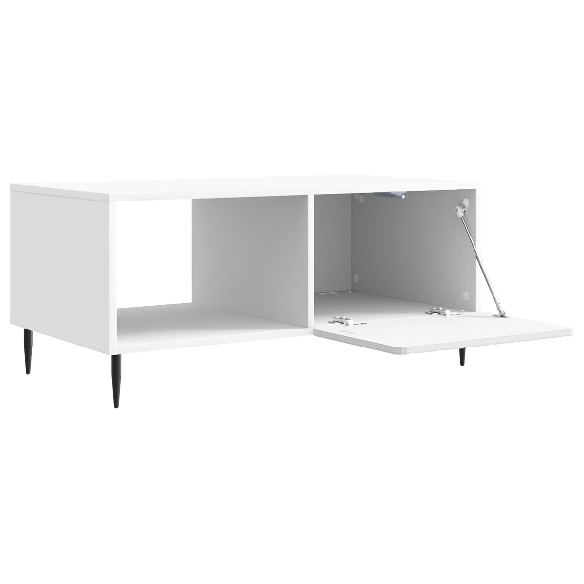 Sofabord Hvid 90 x 50 x 40 cm Konstrueret træ