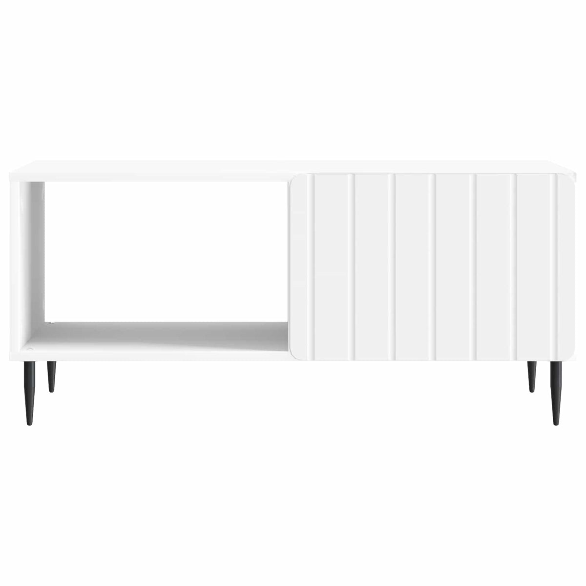 Sofabord Hvid 90 x 50 x 40 cm Konstrueret træ