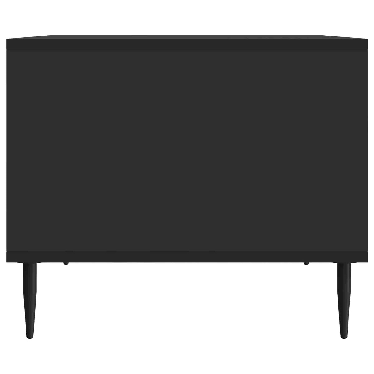 Sofabord Sort 90 x 50 x 40 cm Konstrueret træ