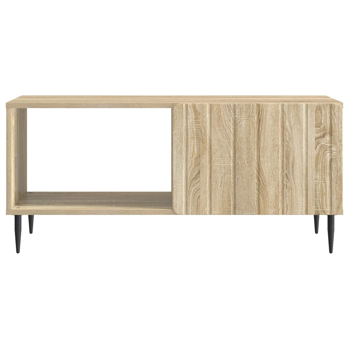 Sofabord Sonoma-eg 90 x 50 x 40 cm Konstrueret træ