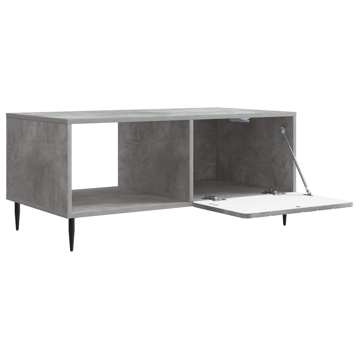 Sofabord Betongrå 90 x 50 x 40 cm Konstrueret træ
