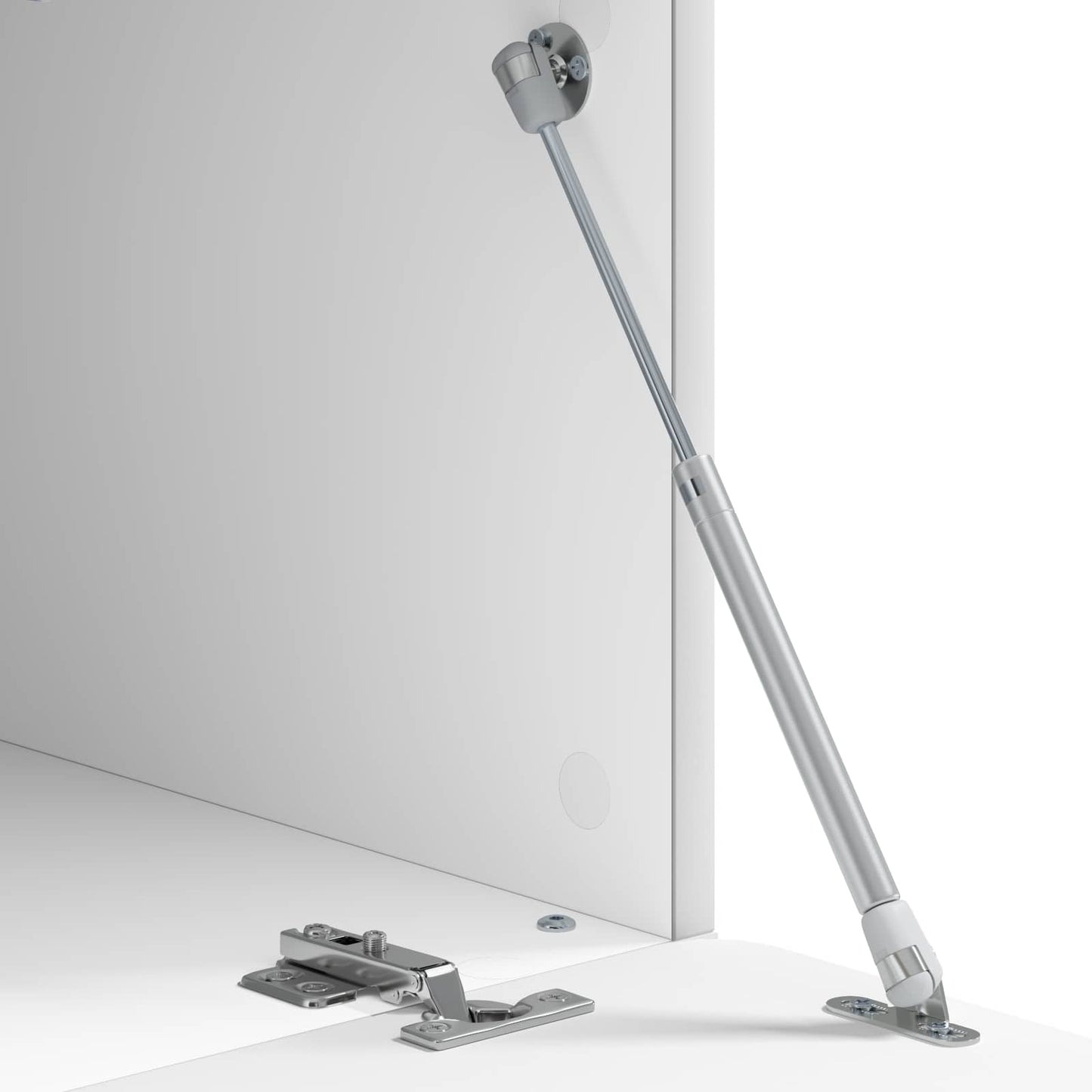 Sofabord Hvid højglans 90 x 50 x 40 cm Konstrueret træ