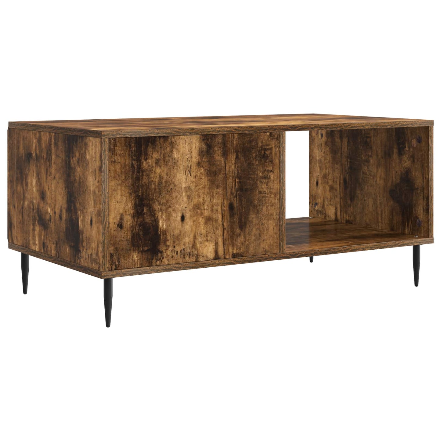 Sofabord Røget eg 90 x 50 x 40 cm Konstrueret træ