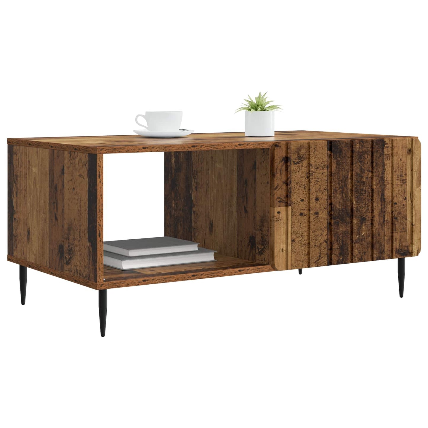 Sofabord Gammelt træ 90 x 50 x 40 cm Konstrueret træ