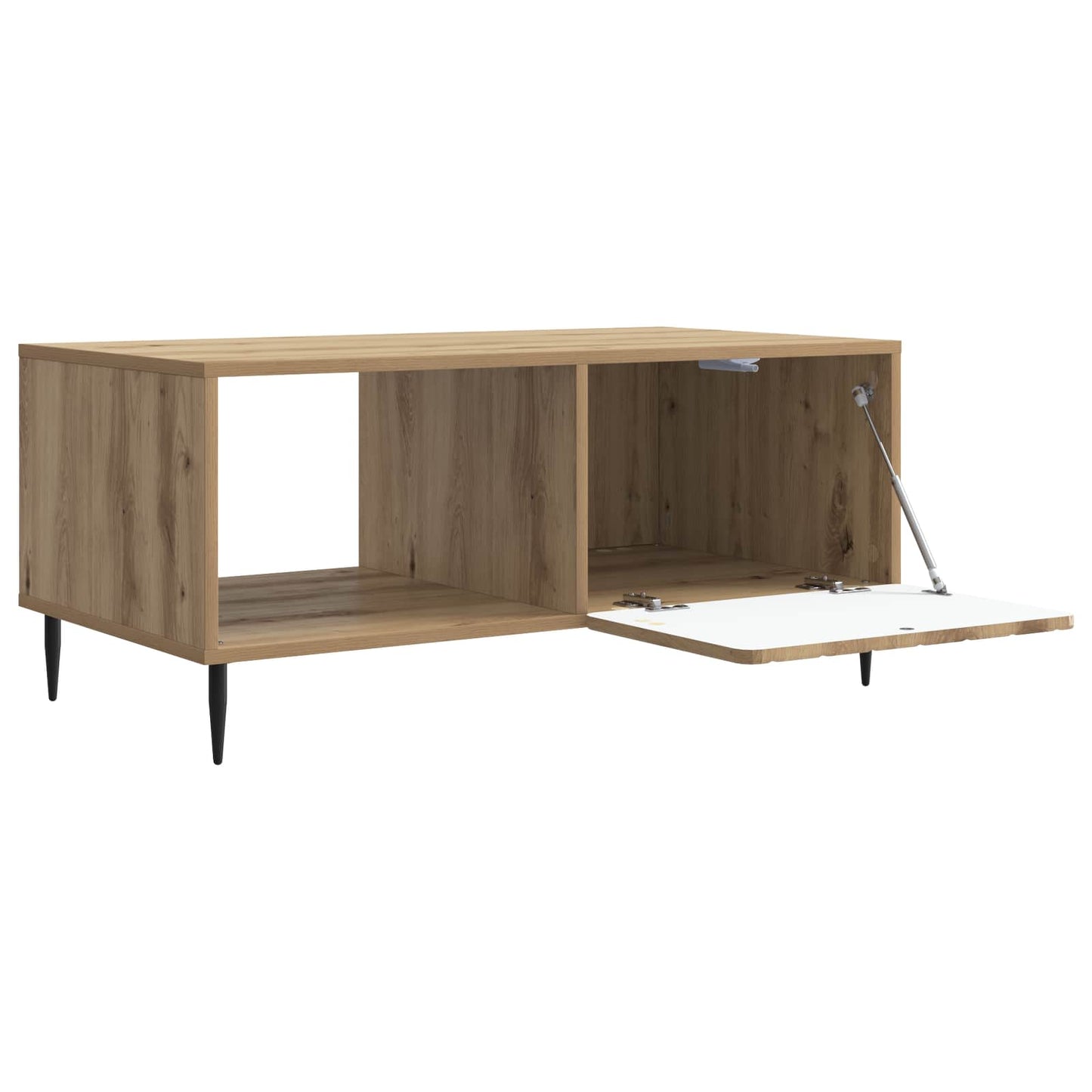 Sofabord Artisan-eg 90 x 50 x 40 cm Konstrueret træ