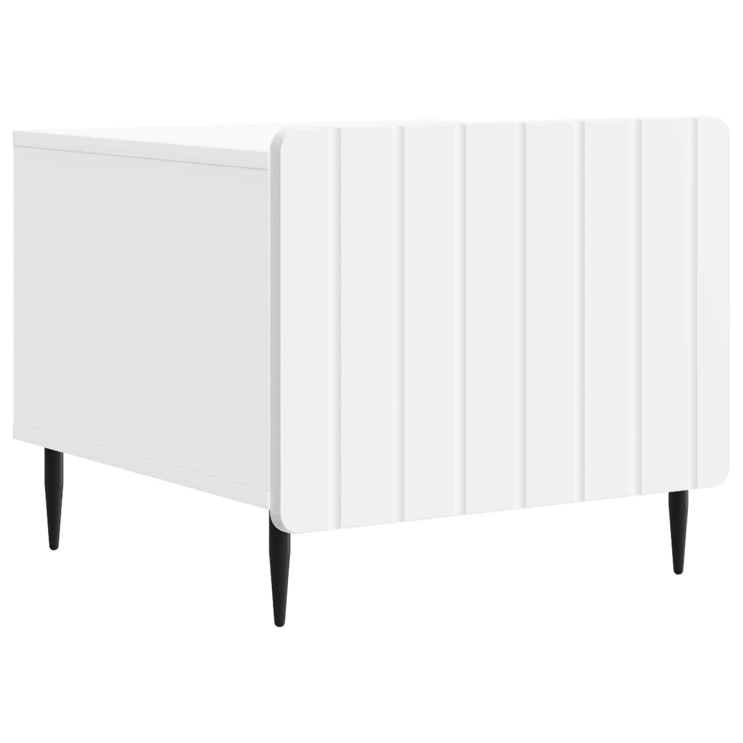 Sofabord med skuffe Hvid 49 x 50 x 42 cm Konstrueret træ