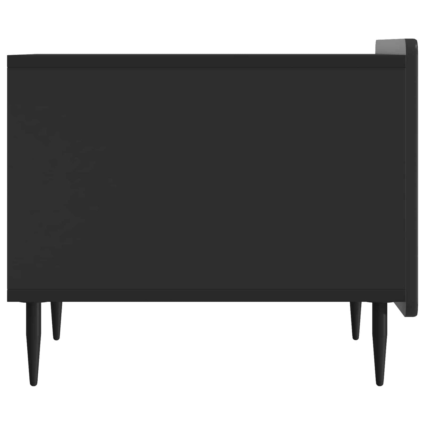 Sofabord med skuffe Sort 49 x 50 x 42 cm Konstrueret træ