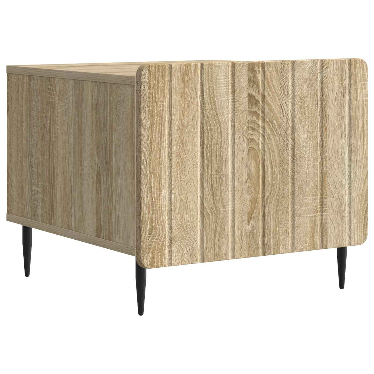 Sofabord med skuffe Sonoma-eg 49 x 50 x 42 cm Konstrueret træ