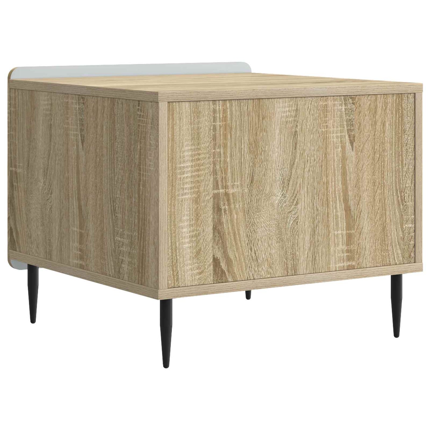 Sofabord med skuffe Sonoma-eg 49 x 50 x 42 cm Konstrueret træ