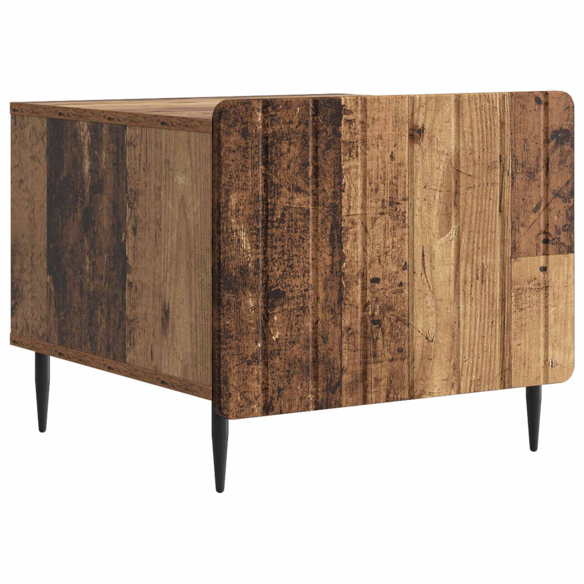 Sofabord med skuffe Gammelt træ 49 x 50 x 42 cm Konstrueret træ