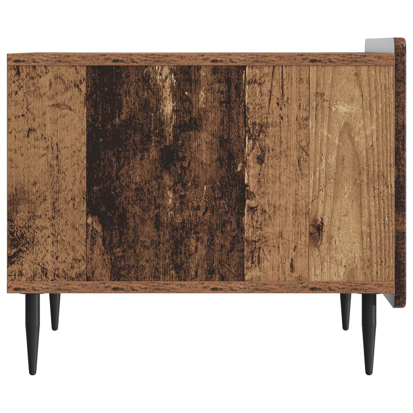 Sofabord med skuffe Gammelt træ 49 x 50 x 42 cm Konstrueret træ