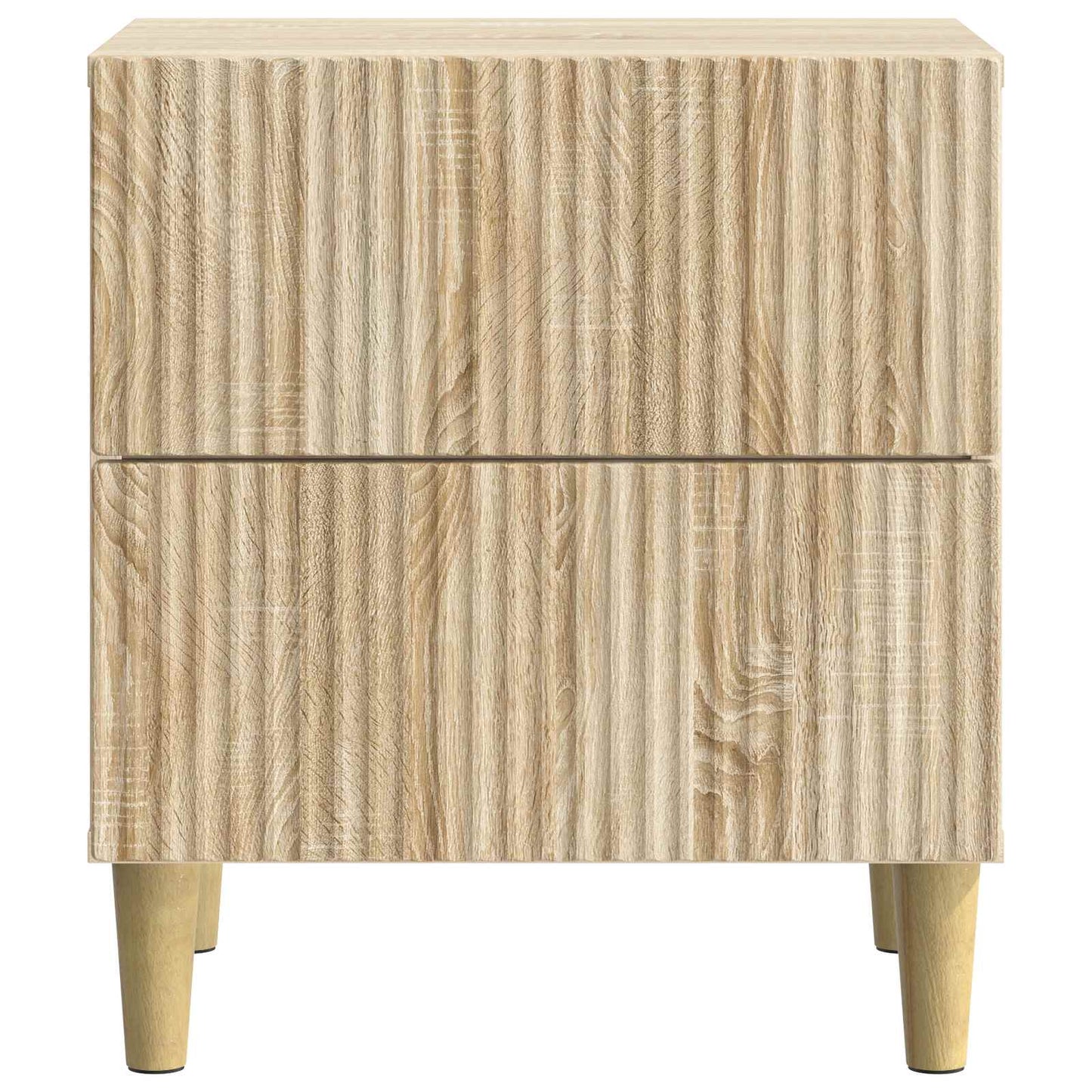 Natskab 2 stk. Sonoma-eg 43 x 34,5 x 48 cm Konstrueret træ