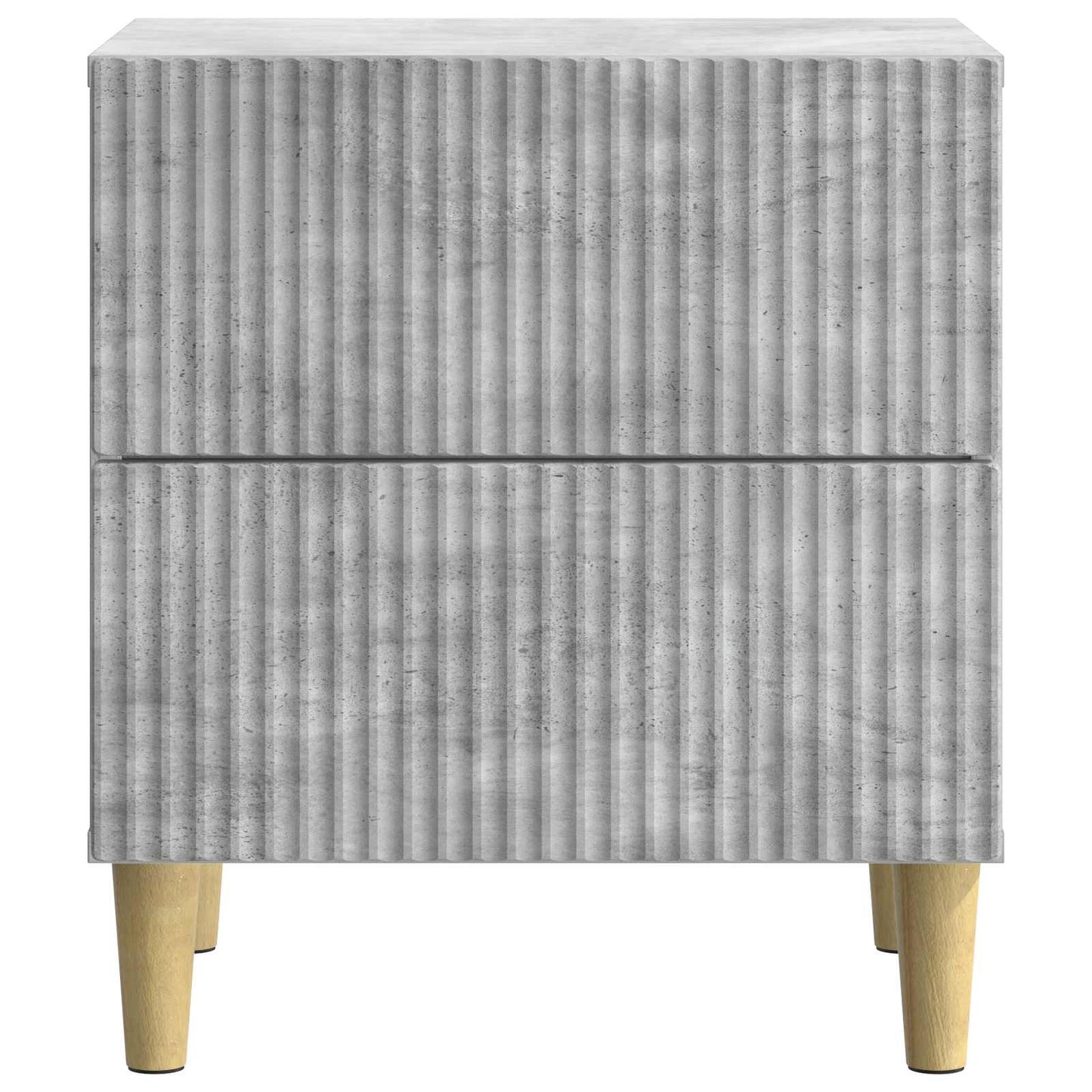 Natskab 2 stk. Betongrå 43 x 34,5 x 48 cm Konstrueret træ