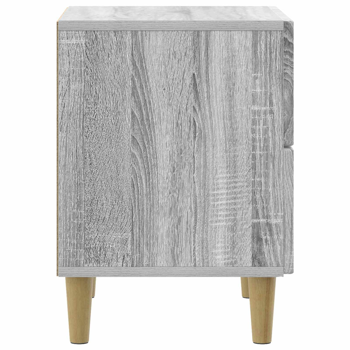 Natskab 2 stk. Grå sonoma-eg 43 x 34,5 x 48 cm Konstrueret træ