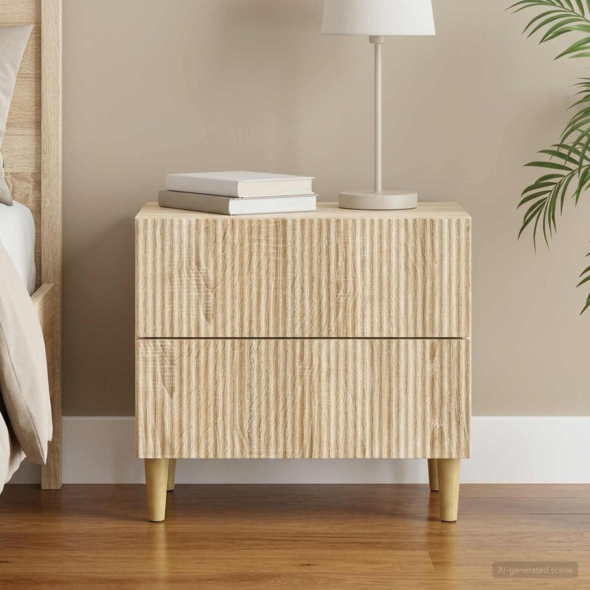 Natskab med skuffe Sonoma-eg 62 x 34,5 x 48 cm Konstrueret træ