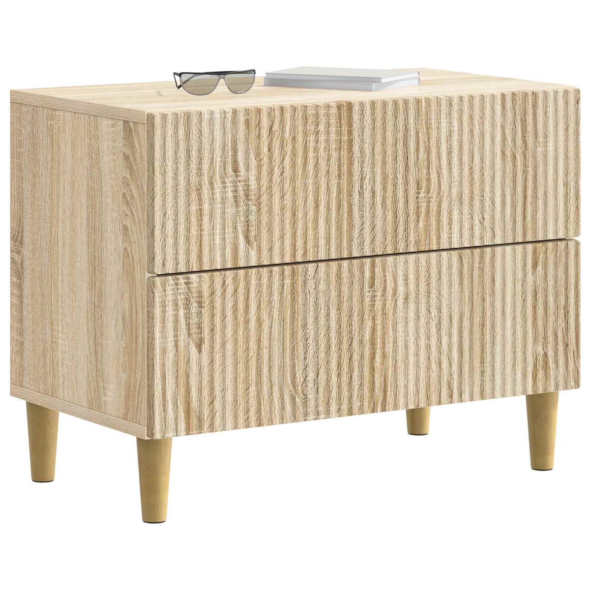Natskab med skuffe Sonoma-eg 62 x 34,5 x 48 cm Konstrueret træ