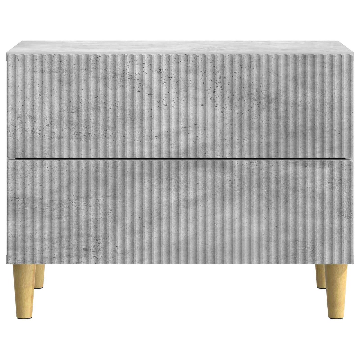 Natskab med skuffe Betongrå 62 x 34,5 x 48 cm Konstrueret træ