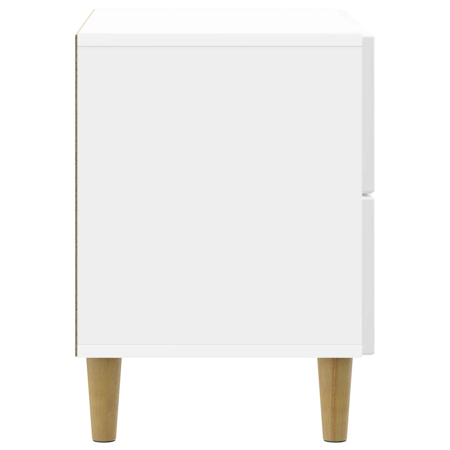 Natskab Hvid højglans 62 x 34,5 x 48 cm Konstrueret træ