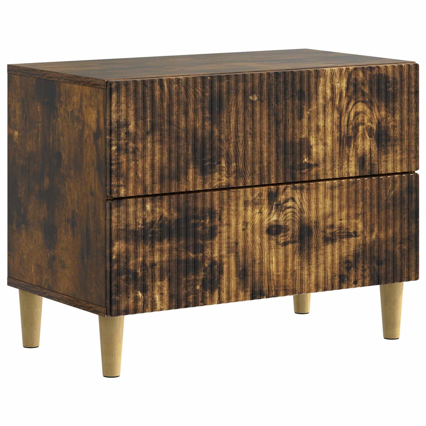 Natskab med skuffe Røget eg 62 x 34,5 x 48 cm Konstrueret træ