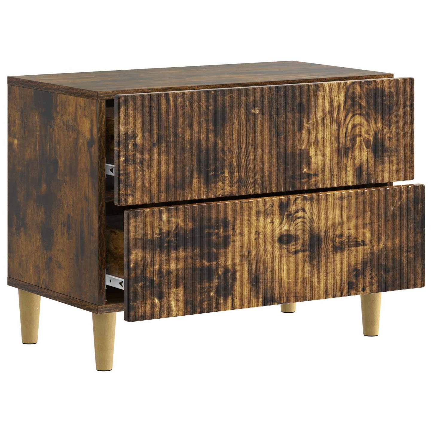 Natskab med skuffe Røget eg 62 x 34,5 x 48 cm Konstrueret træ