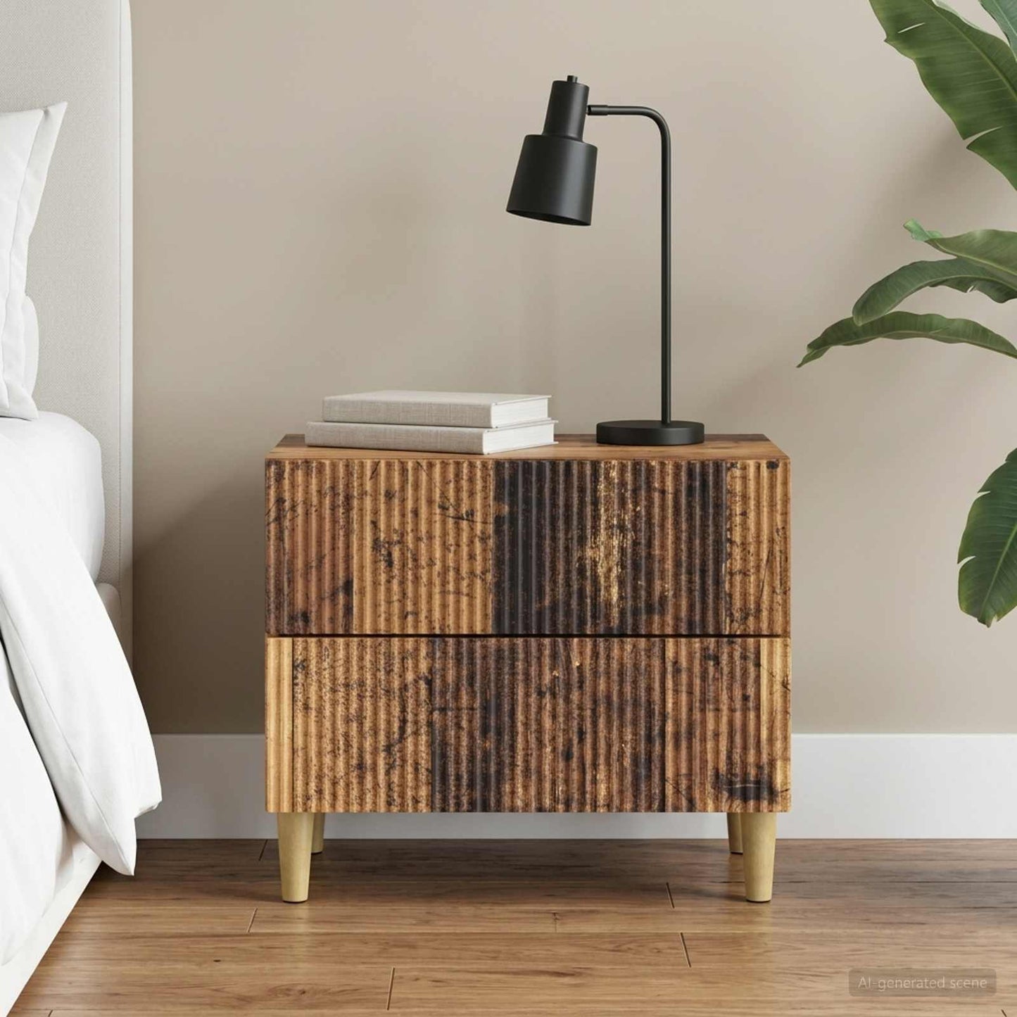Natskab Gammelt træ 62 x 34,5 x 48 cm Konstrueret træ